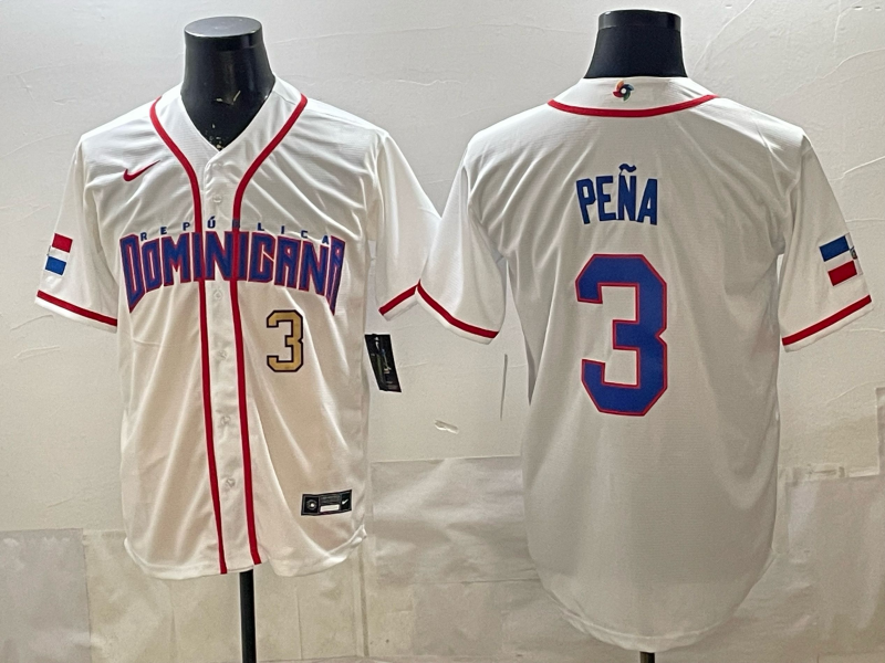 Men 2026 World cup white MLB Nike jersey 008